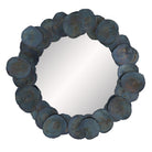 Arteriors 3151 Kensey Discs Mirror in Burnt Iron
