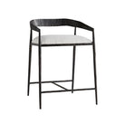 Arteriors 4746 Ansel Counter Stool in Sterling