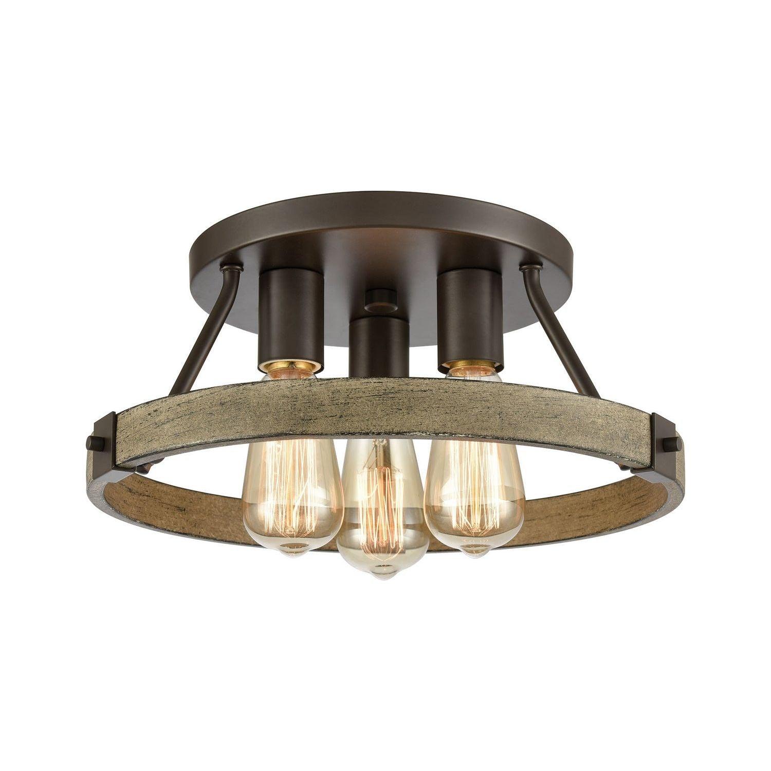 ELK Home - Transitions Semi Flush Mount - 12311/3 - Canada Light Shop