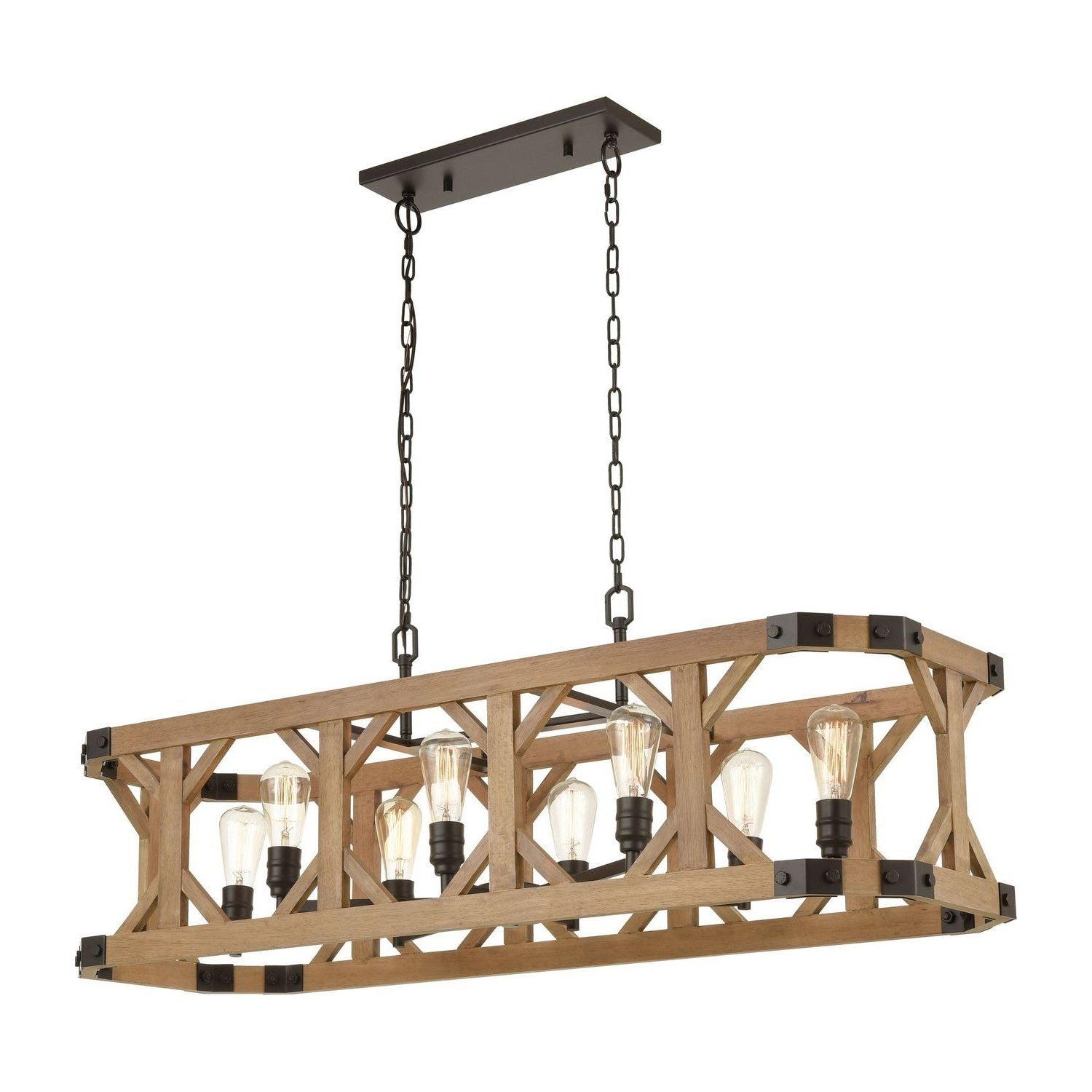 ELK Home - Structure Linear Chandelier - 33324/8 - Canada Light Shop