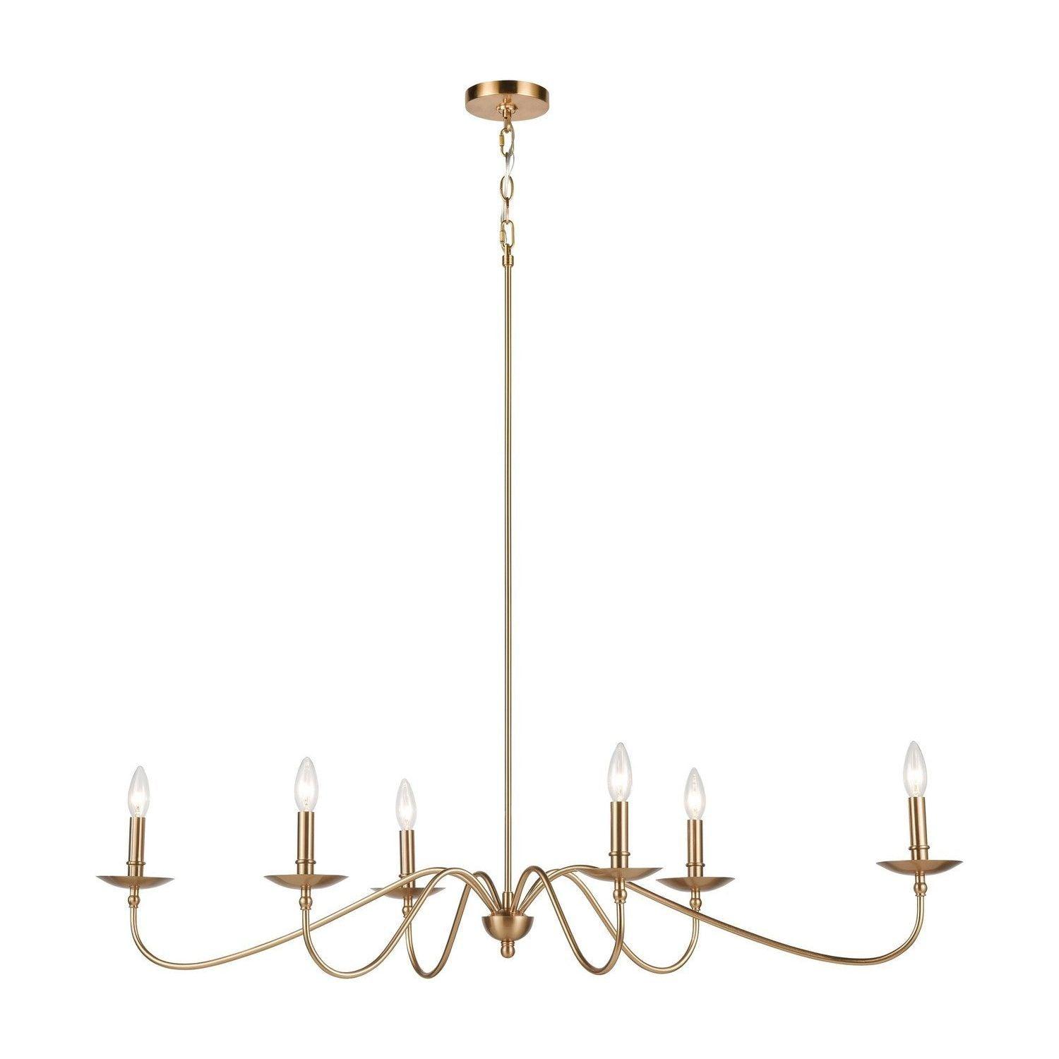 ELK Home - Wellsley Chandelier - 46798/6 - Canada Light Shop