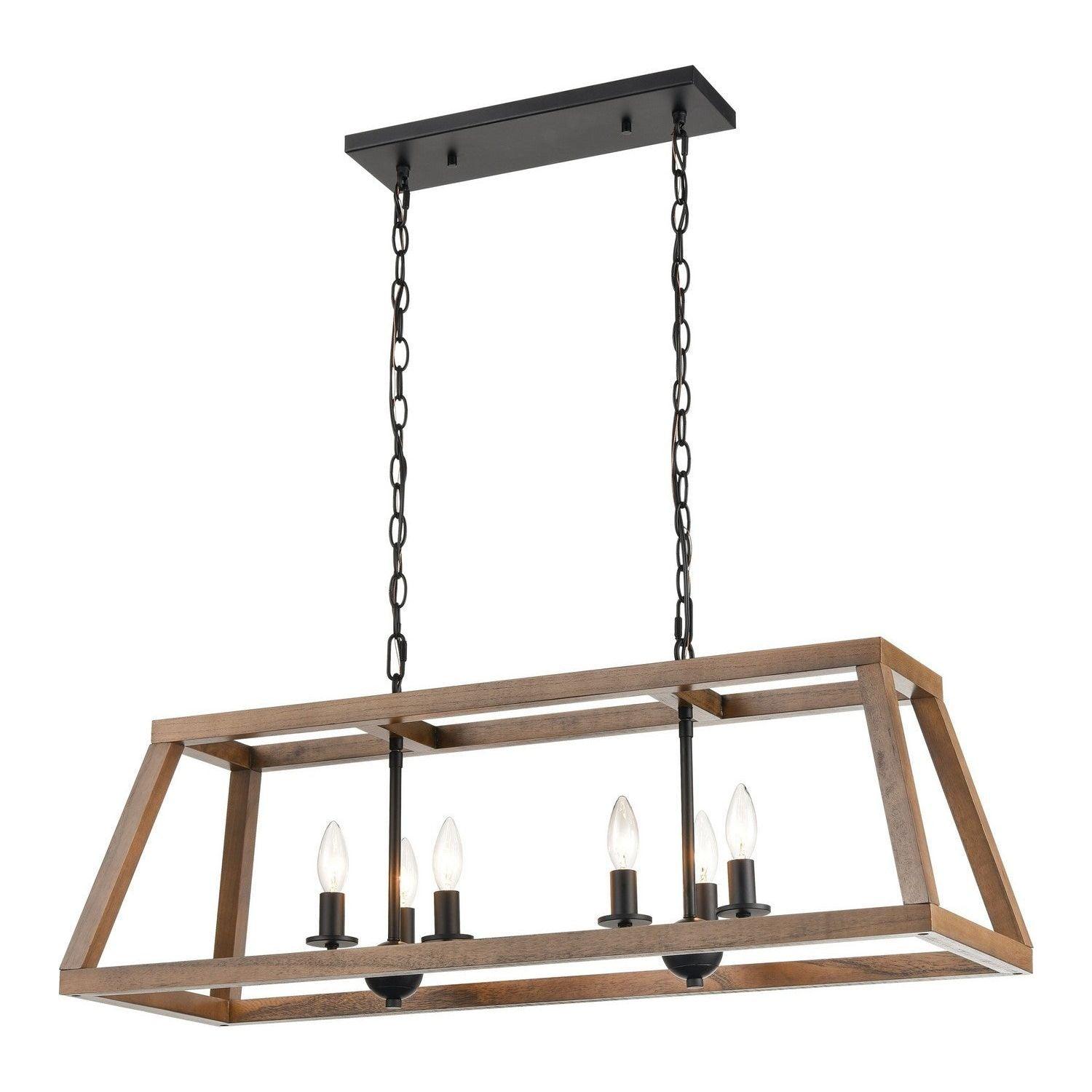 ELK Home - Barrow Linear Chandelier - 81417/6 - Canada Light Shop