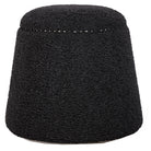 Uttermost - 23575 - Ottoman - Gumdrop - Black Nickel