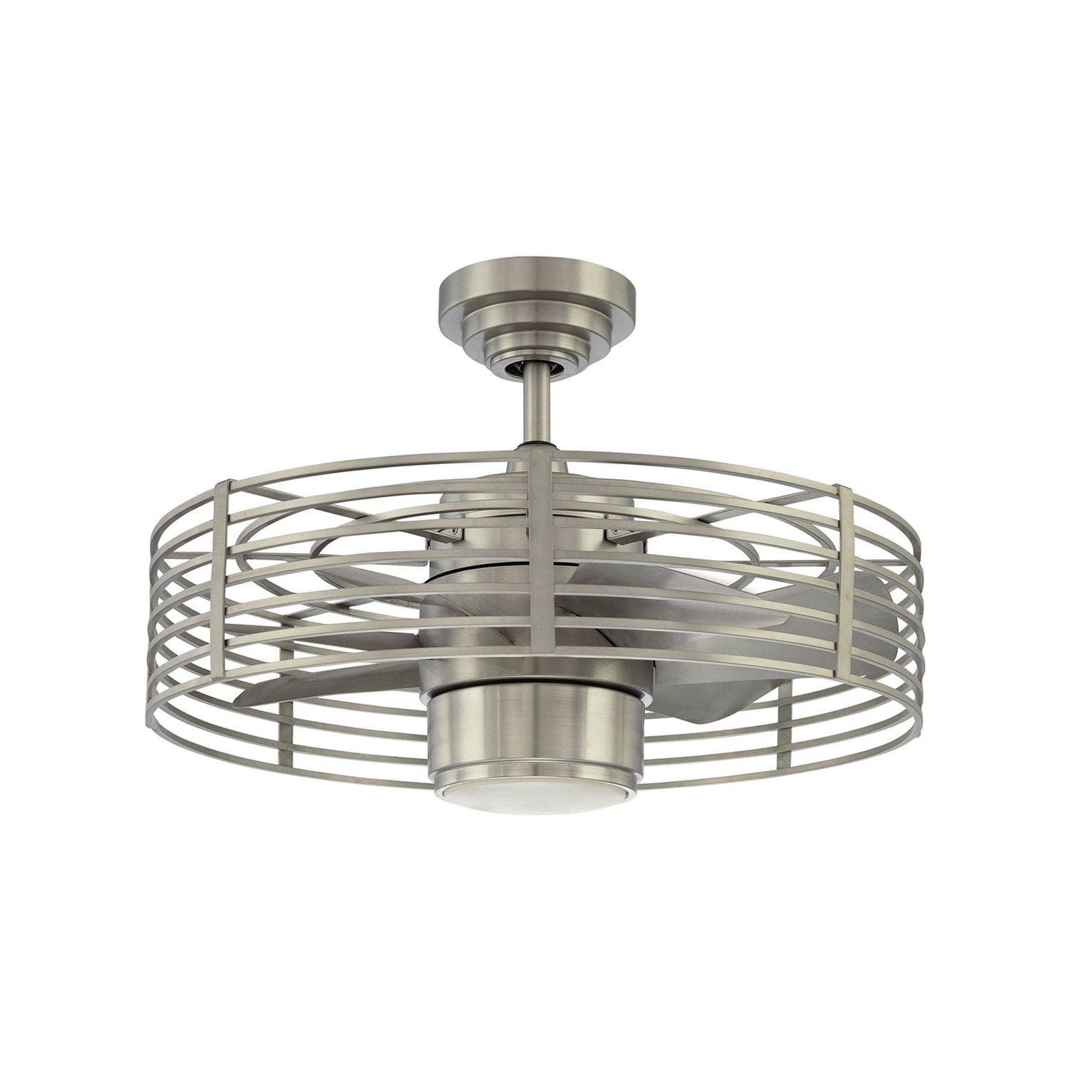Kendal Lighting - Enclave Led Ceiling Fan - AC17723L-SN - Canada Light Shop