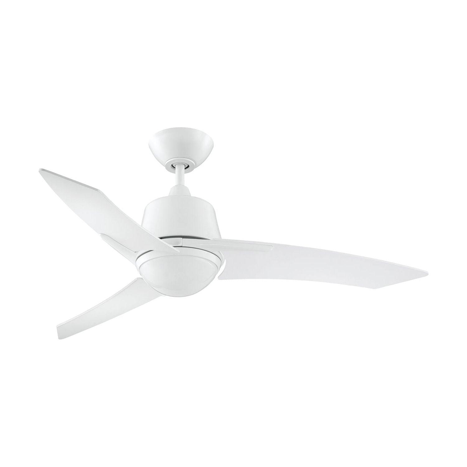 Kendal Lighting - Scimitar Led Ceiling Fan - AC19544L-WH - Canada Light Shop