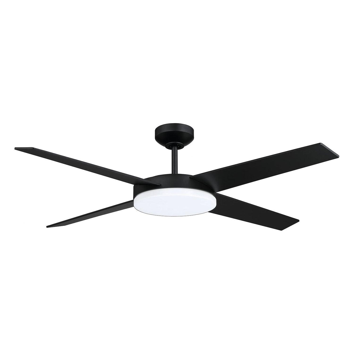 Kendal Lighting - Lopro Ceiling Fan - AC21352-BLK - Canada Light Shop