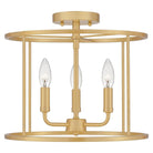 Quoizel - Abner Semi Flush Mount - ABR1714AB - Canada Light Shop