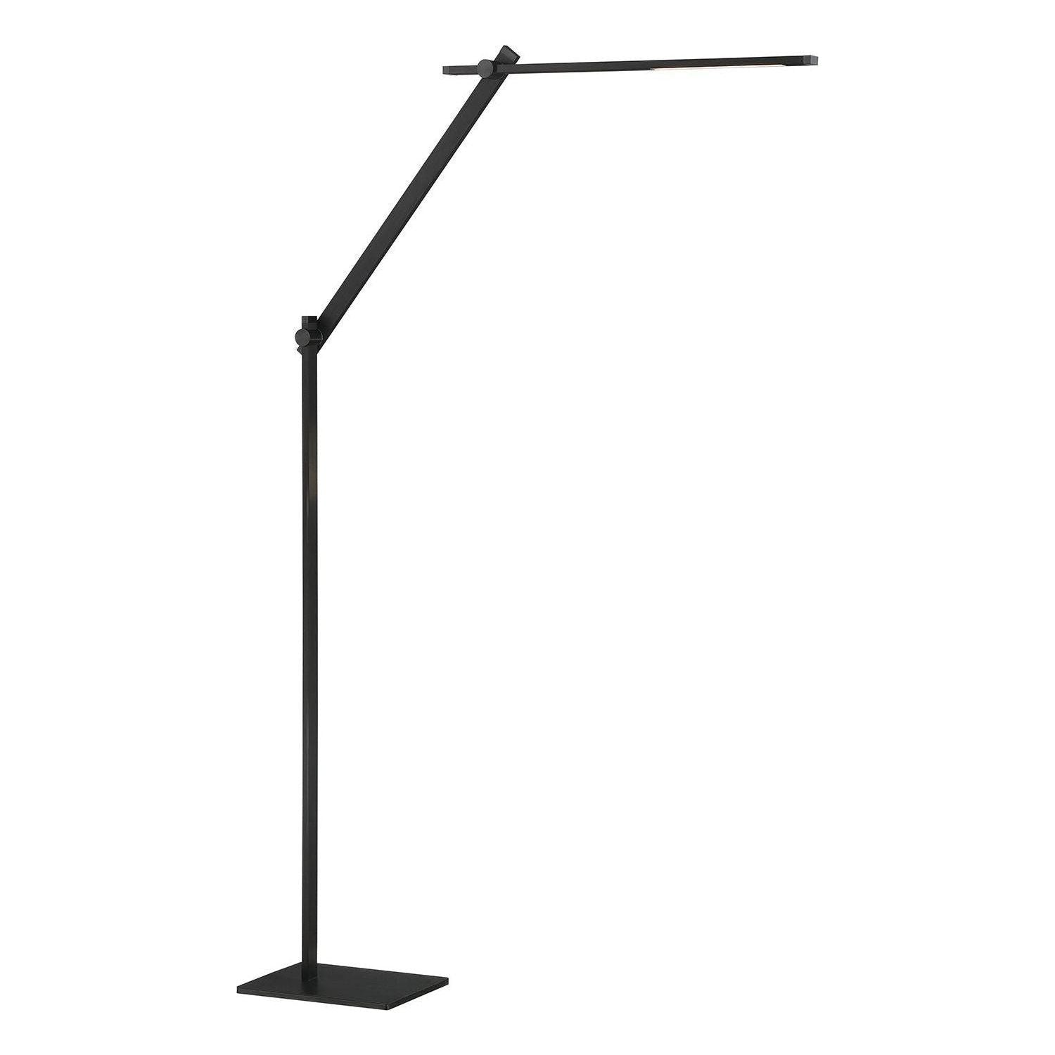 Kendal Lighting - Axoir LED Floor Lamp - FL5017-BLK - Canada Light Shop