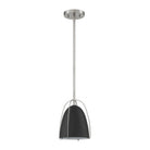 Kendal Lighting - Vilia Mini Pendant - PF126-BLK/SN - Canada Light Shop