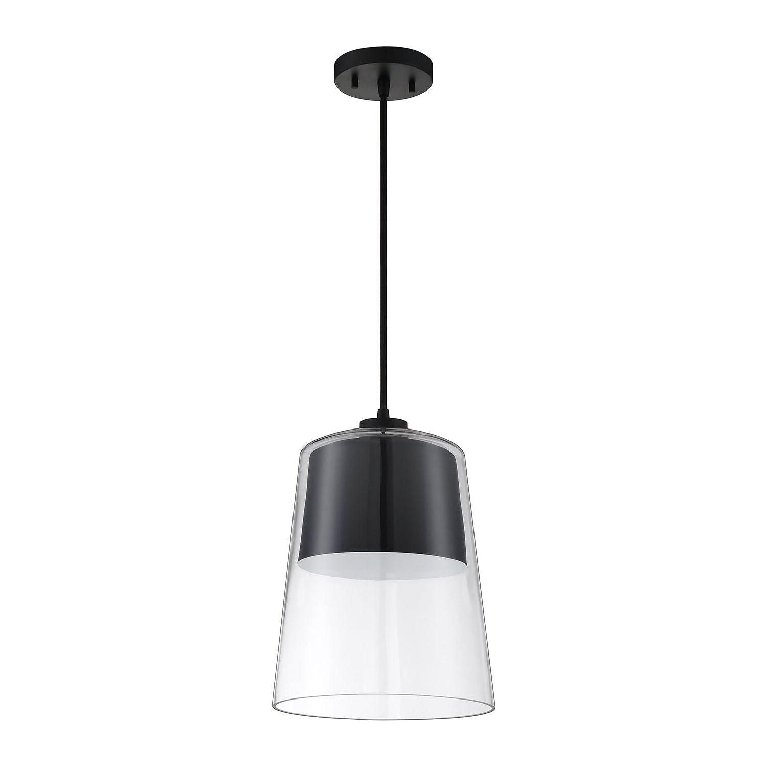 Kendal Lighting - Caladon Pendant - PF137-BLK - Canada Light Shop