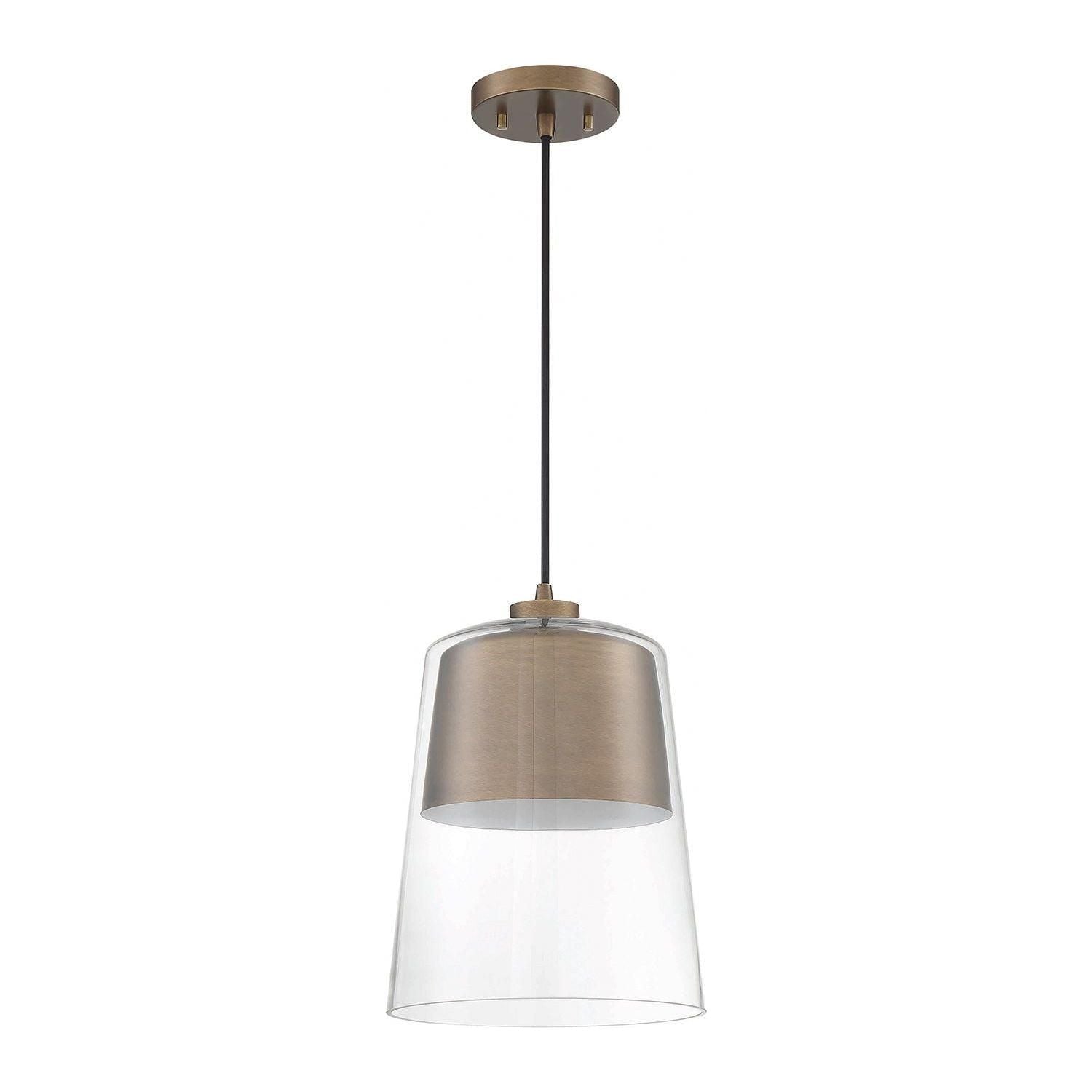 Kendal Lighting - Caladon Pendant - PF137-BRS - Canada Light Shop
