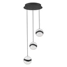 Kendal Lighting - Mystyke LED Pan - PF145-3LPA-BLK - Canada Light Shop