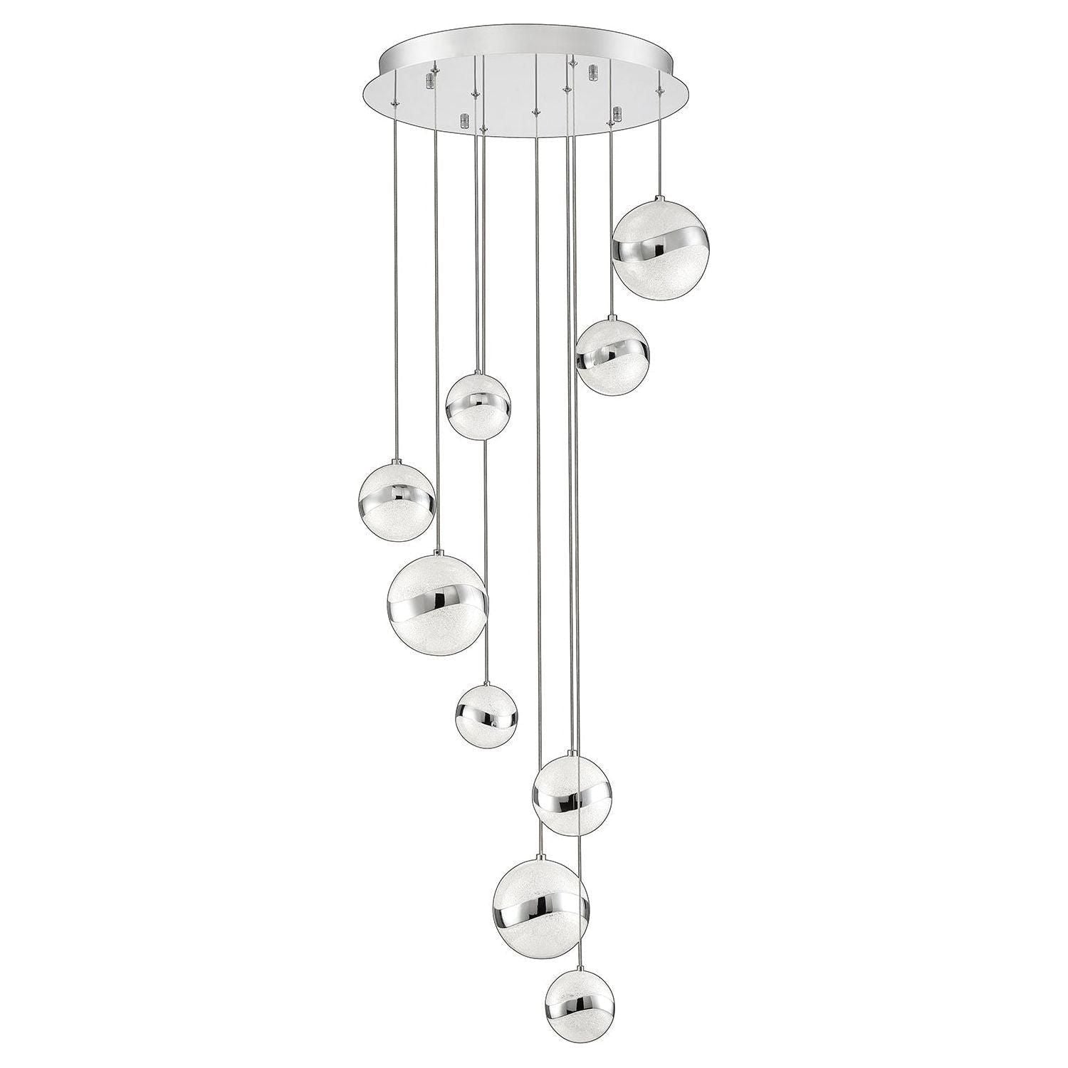 Kendal Lighting - Mystyke LED Pan - PF145-9LPA-CH - Canada Light Shop