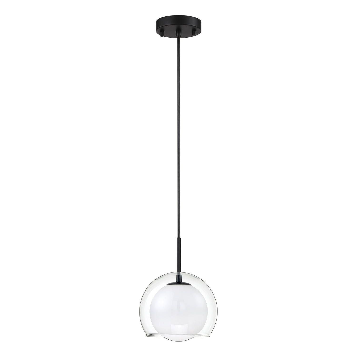 Kendal Lighting - Sereno Pendant - PF147-BLK - Canada Light Shop