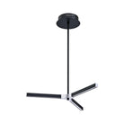 Kendal Lighting - Stykx LED Pendant - PF193-BLK/CH - Canada Light Shop
