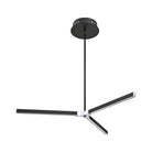 Kendal Lighting - Stykx LED Pendant - PF195-BLK/CH - Canada Light Shop