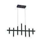 Kendal Lighting - Verticals LED Linear Pendant - 7LPE - PF205-7LPE-BLK - Canada Light Shop