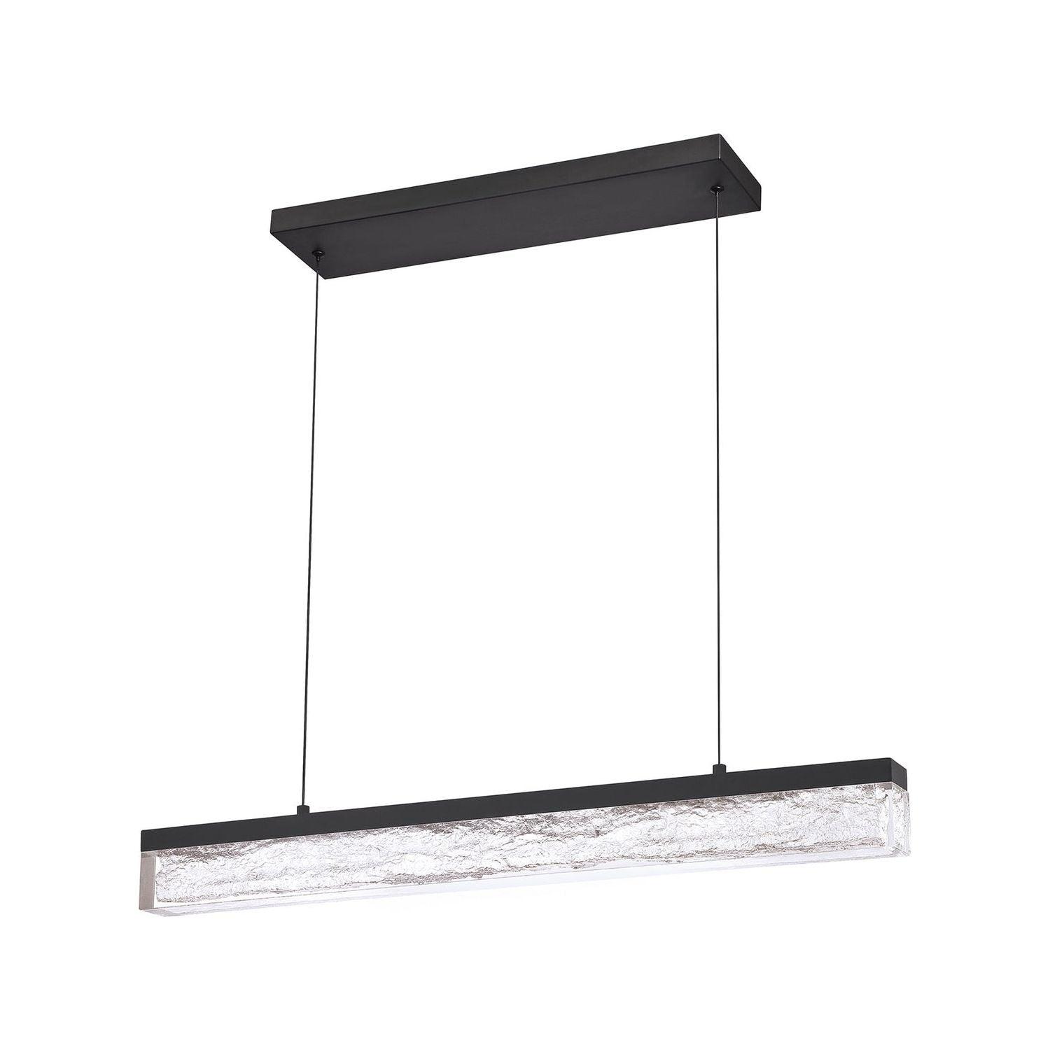 Kendal Lighting - Black Ice LED Pendant - PF209-BLK - Canada Light Shop