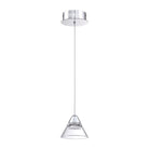 Kendal Lighting - Geo LED Pendant - PF213-1LPE-CH - Canada Light Shop