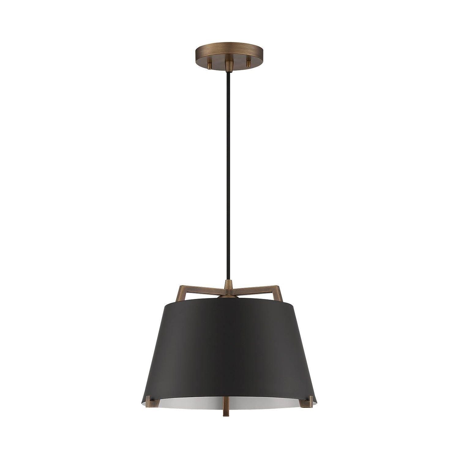 Kendal Lighting - Sky Pendant - PF262-BLK/BRS - Canada Light Shop