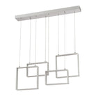 Kendal Lighting - Quadron LED Linear Pendant - PF93-4LBR-AL - Canada Light Shop