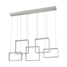 Kendal Lighting - Quadron LED Linear Pendant - PF93-5LBR-AL - Canada Light Shop