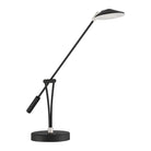 Kendal Lighting - Lahoya LED Desk Lamp - PTL5015-BLK/SN - Canada Light Shop