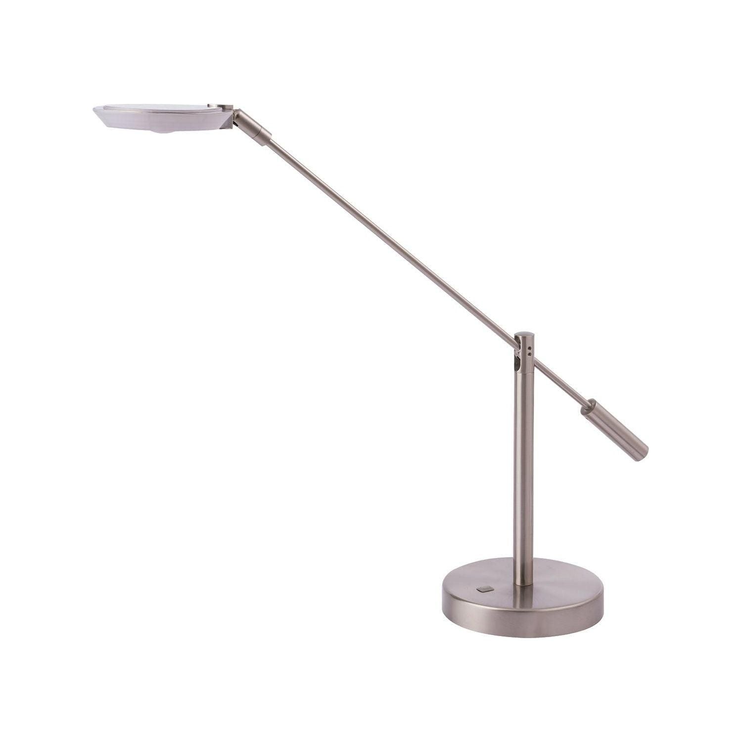 Kendal Lighting - Iggy Led Desk Lamp - PTL5021-SN - Canada Light Shop