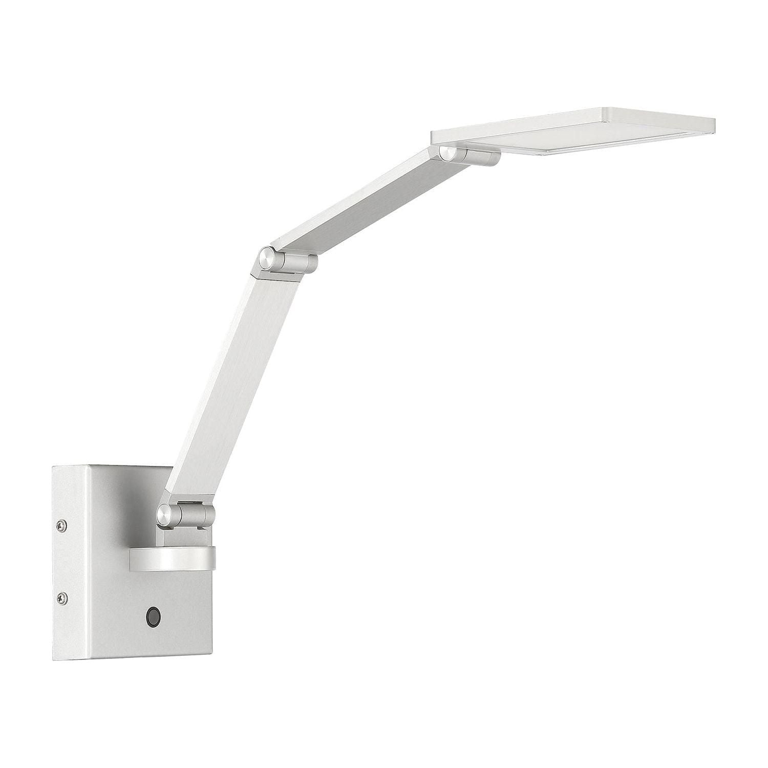 Kendal Lighting - Flip LED Swing Arm Wall Lamp - SA100-AL - Canada Light Shop