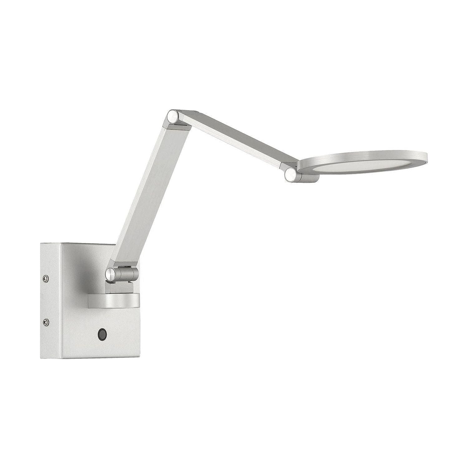 Kendal Lighting - Roundo LED Swing Arm Wall Lamp - SA101-AL - Canada Light Shop