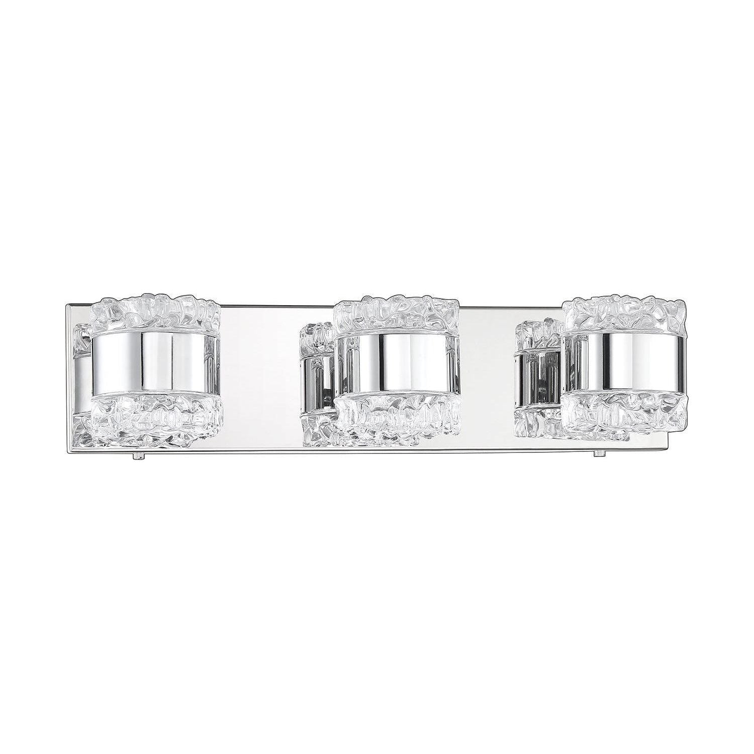 Kendal Lighting - Bazil Vanity Light - VF1000-3L-CH - Canada Light Shop