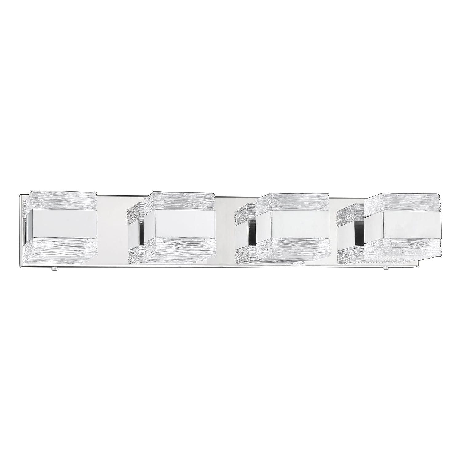 Kendal Lighting - Cubix Vanity Light - VF1100-4L-CH - Canada Light Shop