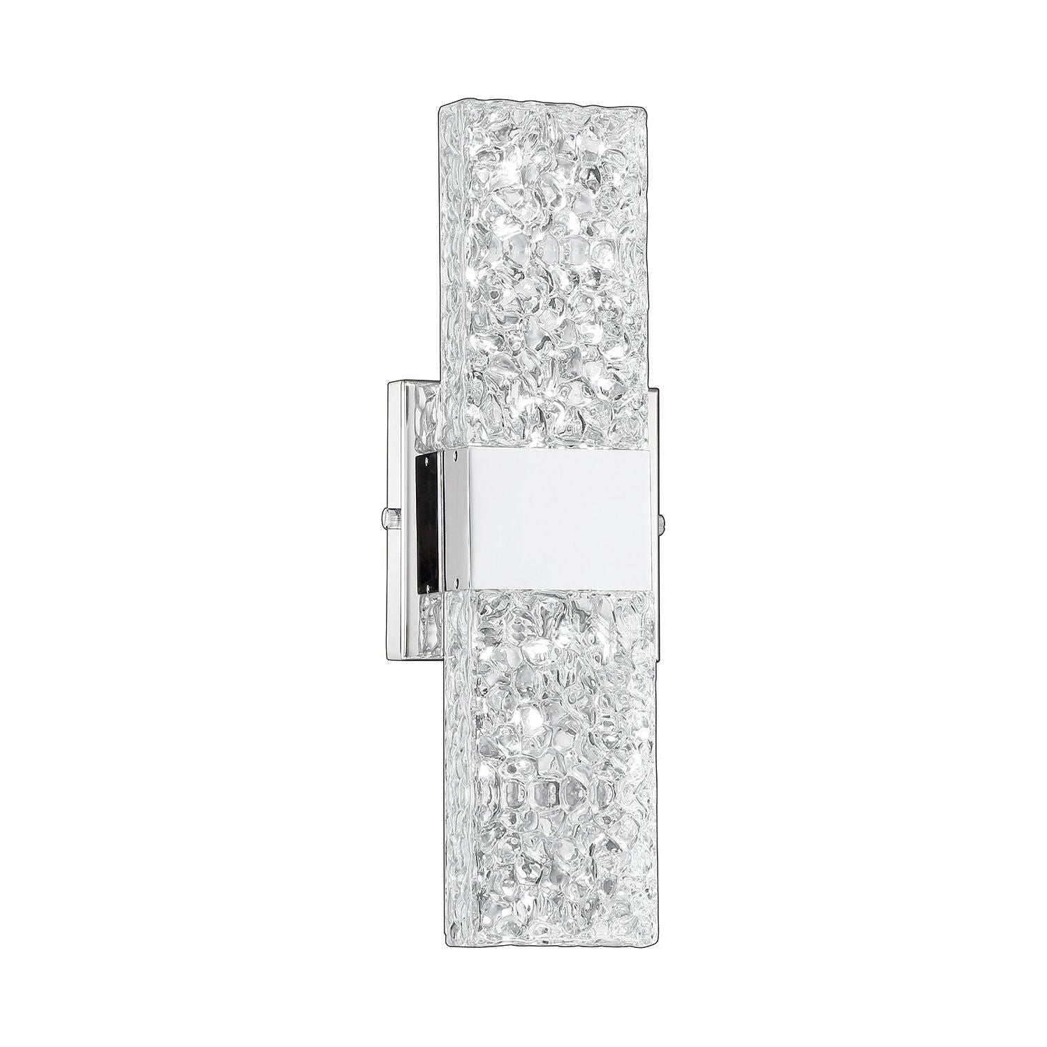 Kendal Lighting - Glacier Vanity Light - VF1300-1CH - Canada Light Shop