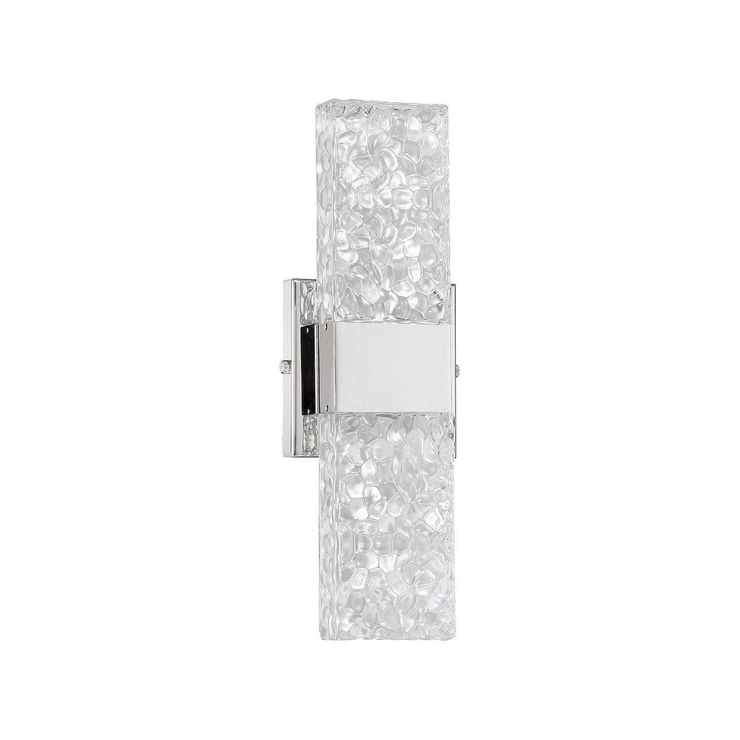 Kendal Lighting - Glacier Vanity Light - VF1300-2CH - Canada Light Shop