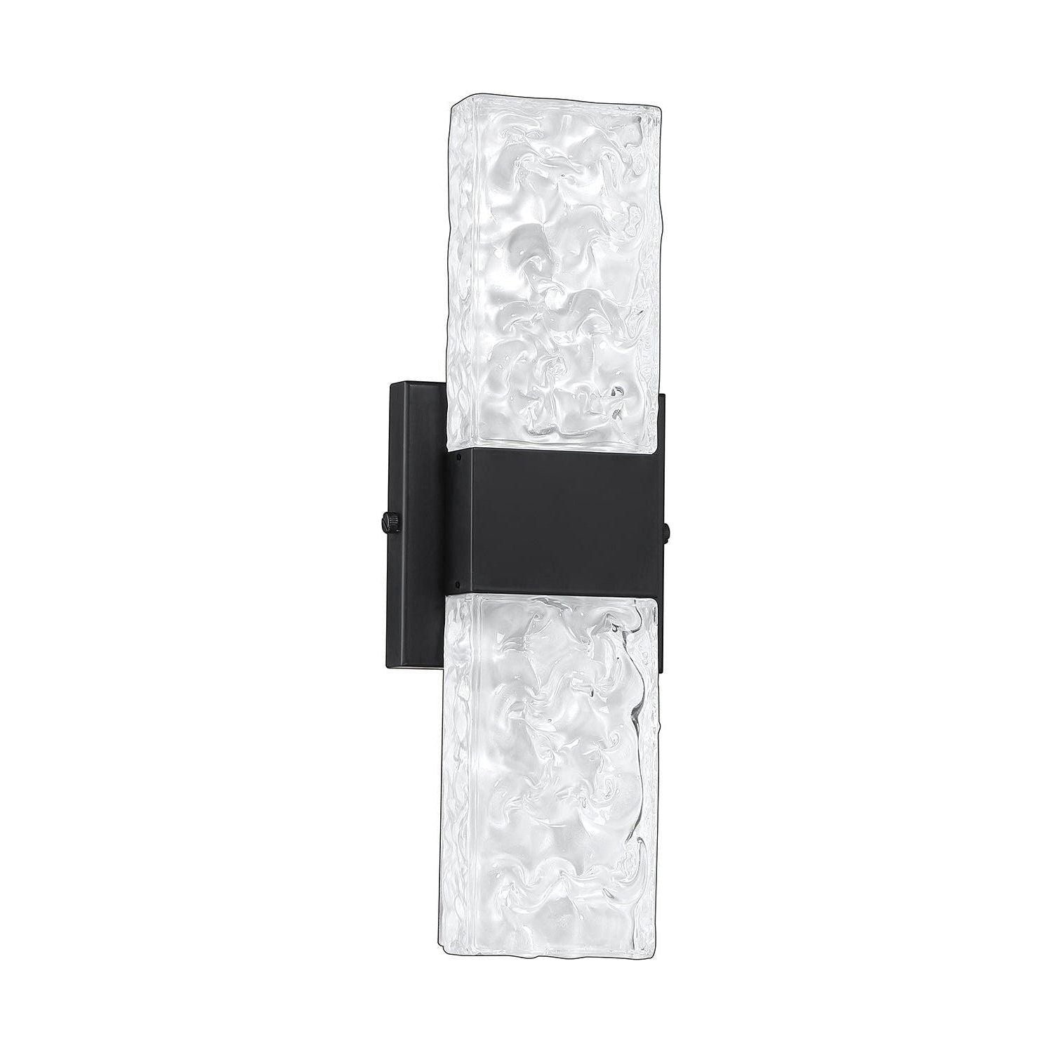 Kendal Lighting - Glacier Vanity Light - VF1300-6BLK - Canada Light Shop