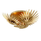 Corbett Lighting Canada - 309-33-VGL - Three Light Semi Flush Mount - Savvy - Vintage Gold Leaf