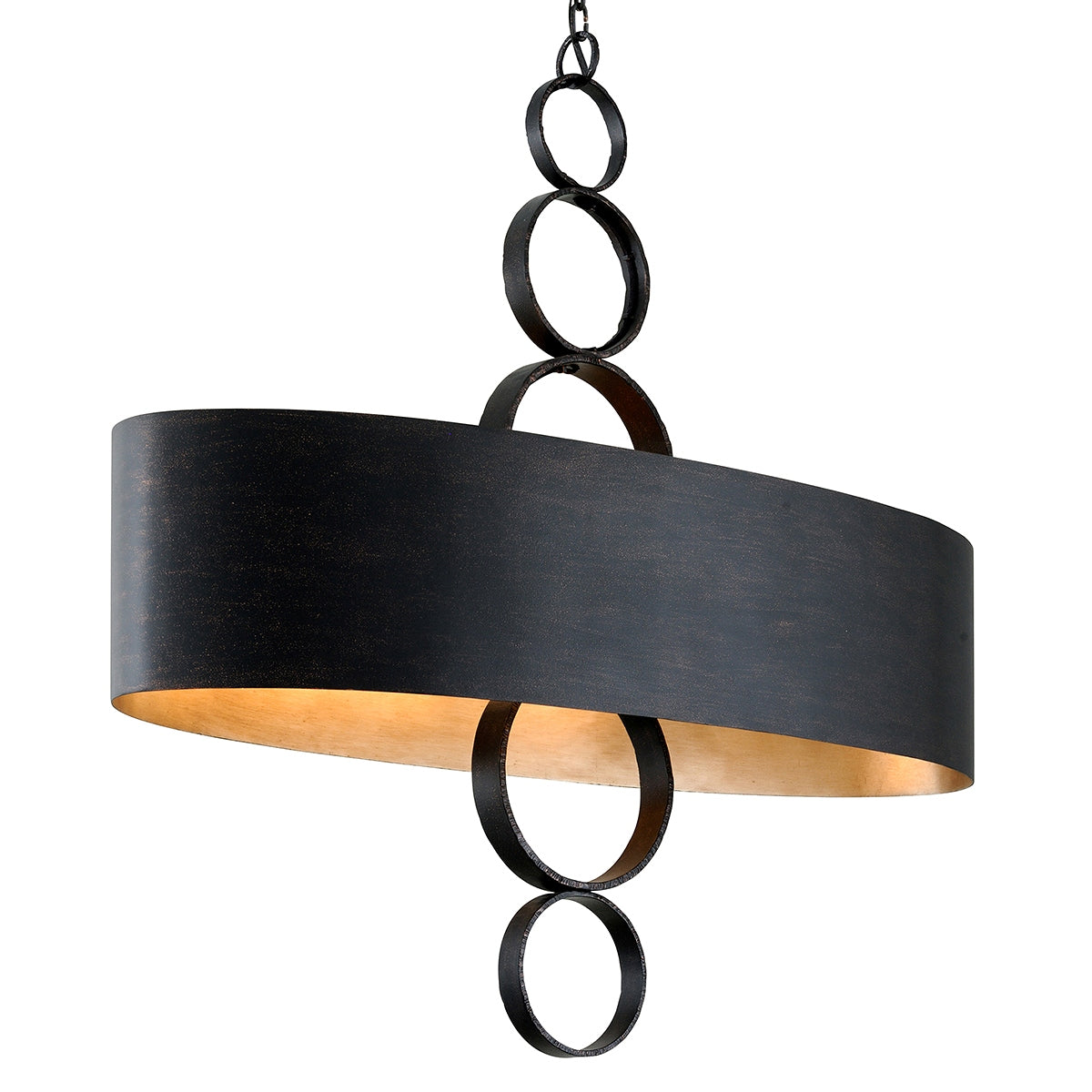 Troy Lighting Canada - F7237-CH - Six Light Linear Pendant - Rivington - Charred Copper