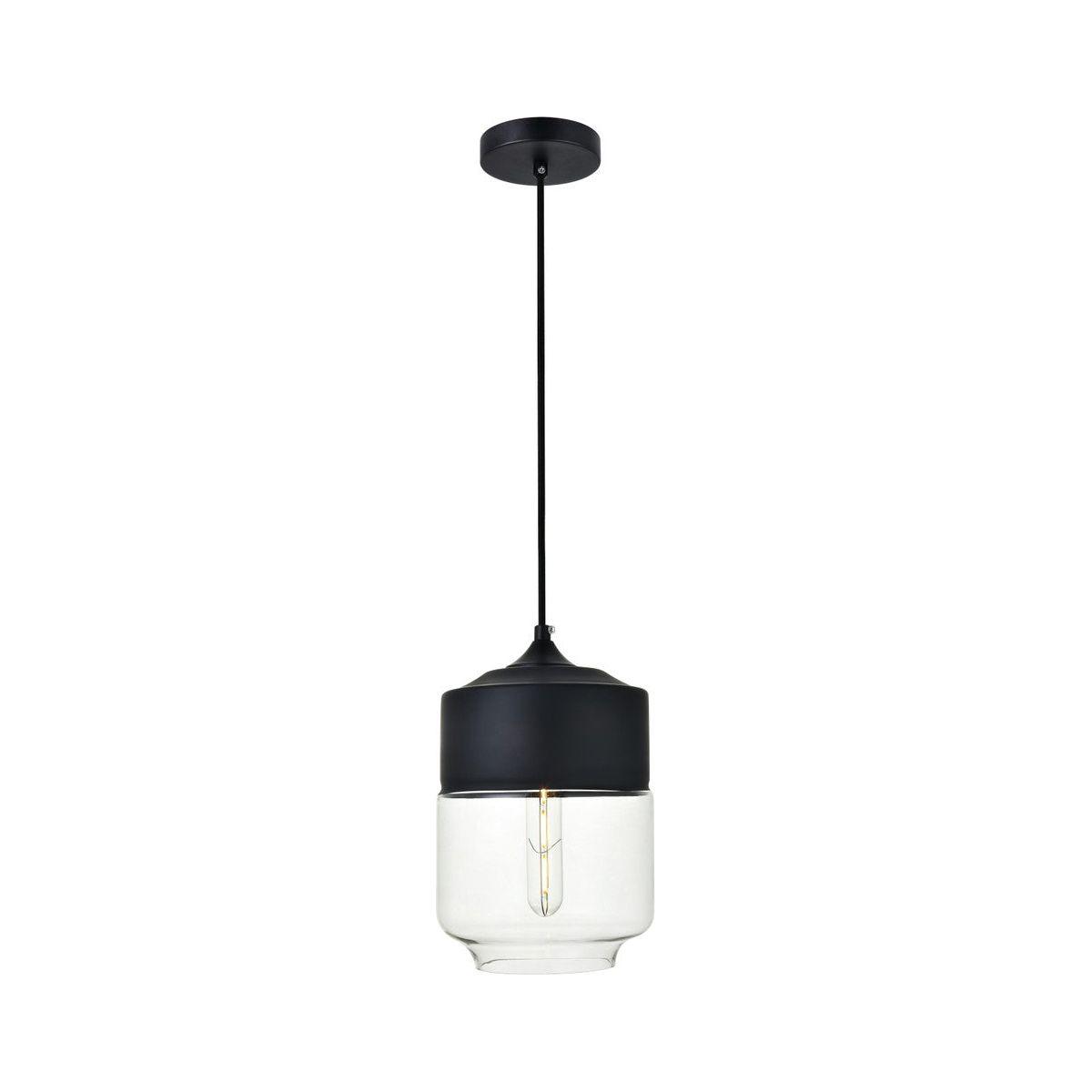 Elegant Lighting - Ashwell Pendant - 2241 - LD2241BK - Canada Light Shop