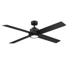 Meridian M2011MBKRV 56"Ceiling Fan in Matte Black