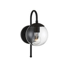 Meridian M50030BK One Light Outdoor Wall Sconce in Matte Black