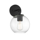 Meridian M50044BK One Light Outdoor Wall Sconce in Matte Black