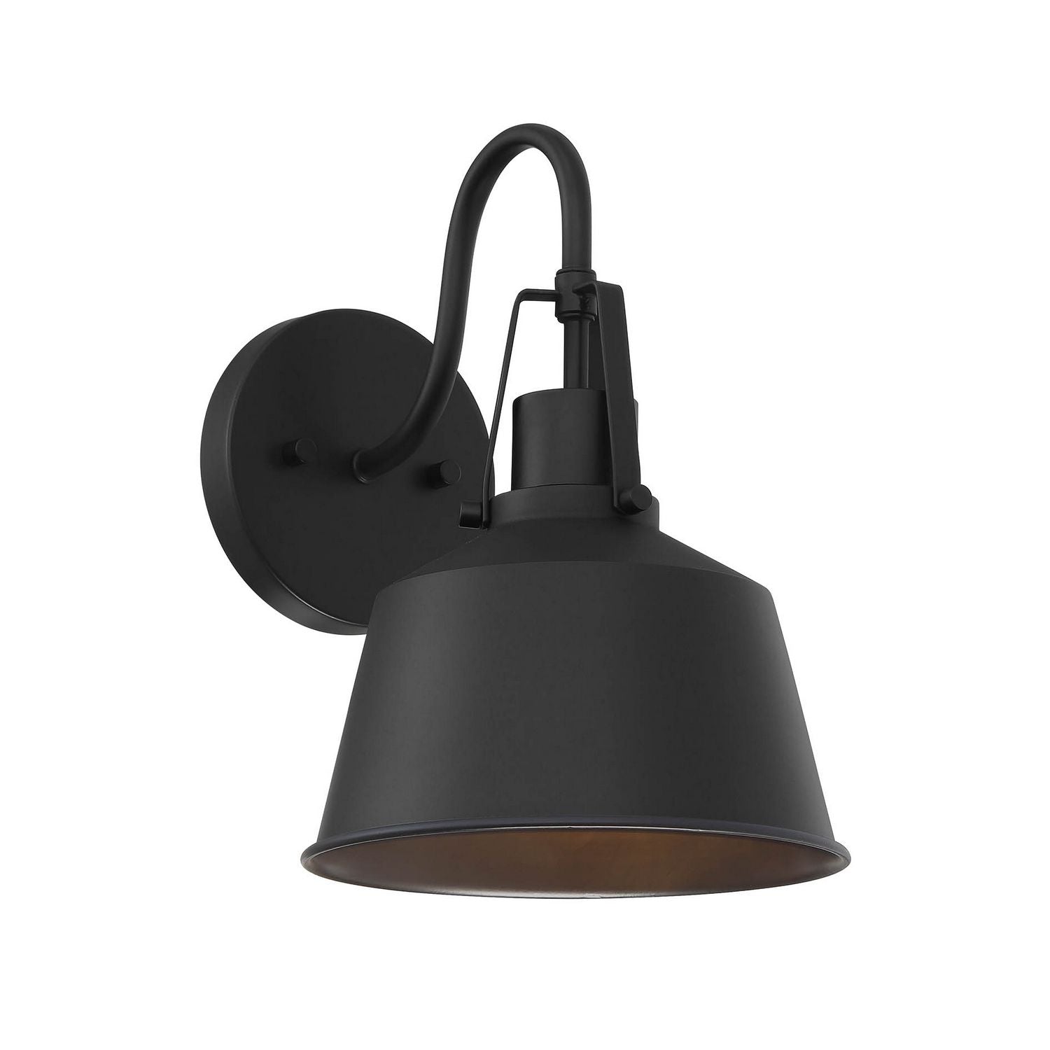 Meridian M50049BK One Light Outdoor Wall Sconce in Matte Black