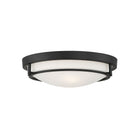 Meridian M60019MBK Two Light Flush Mount in Matte Black