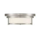 Meridian M60062BN Two Light Flush Mount in Brushed Nickel