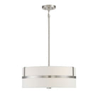 Meridian M70102BN Four Light Pendant in Brushed Nickel