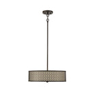 Meridian M70108ORB Three Light Pendant in Oil Rubbed Bronze
