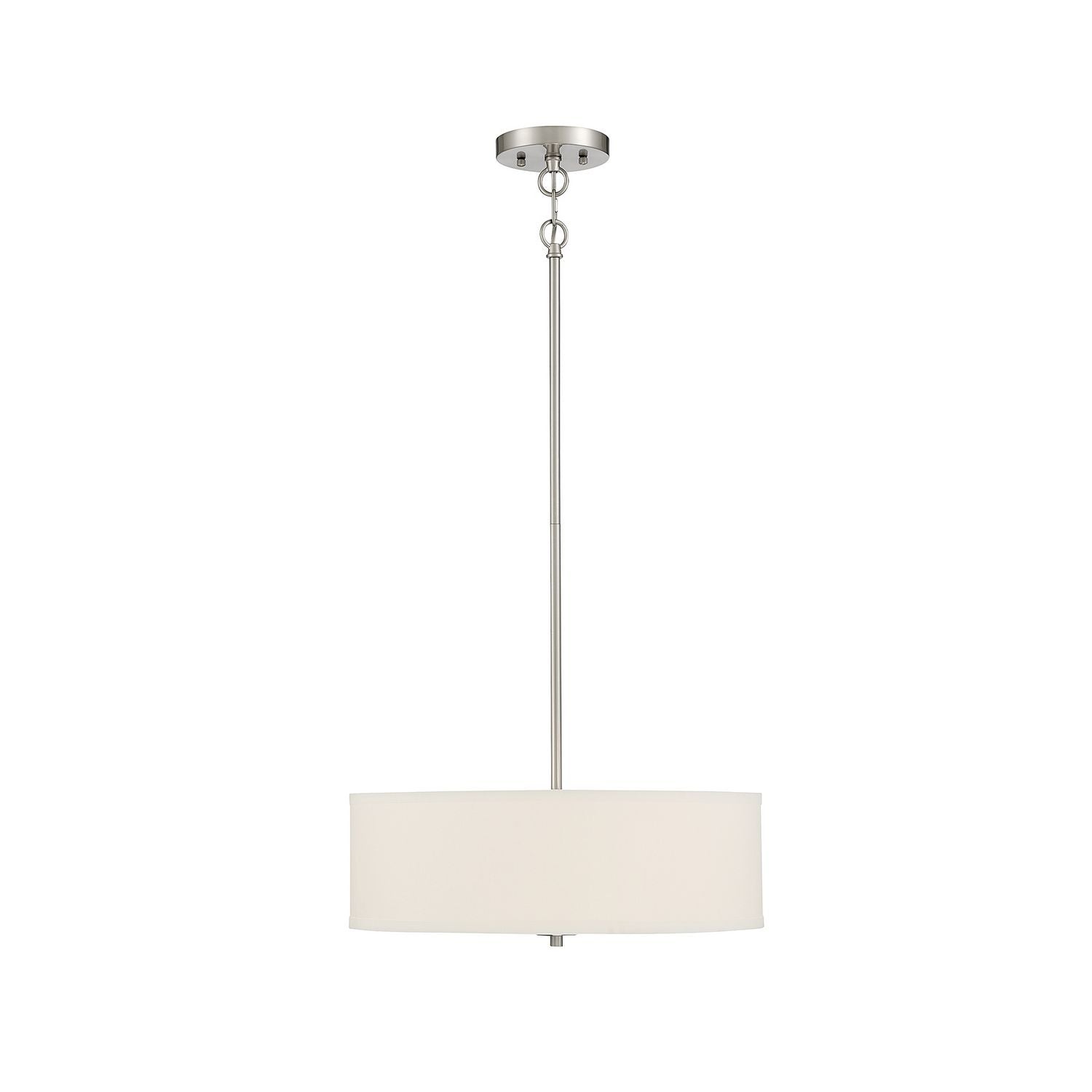 Meridian M70109BN Three Light Pendant in Brushed Nickel