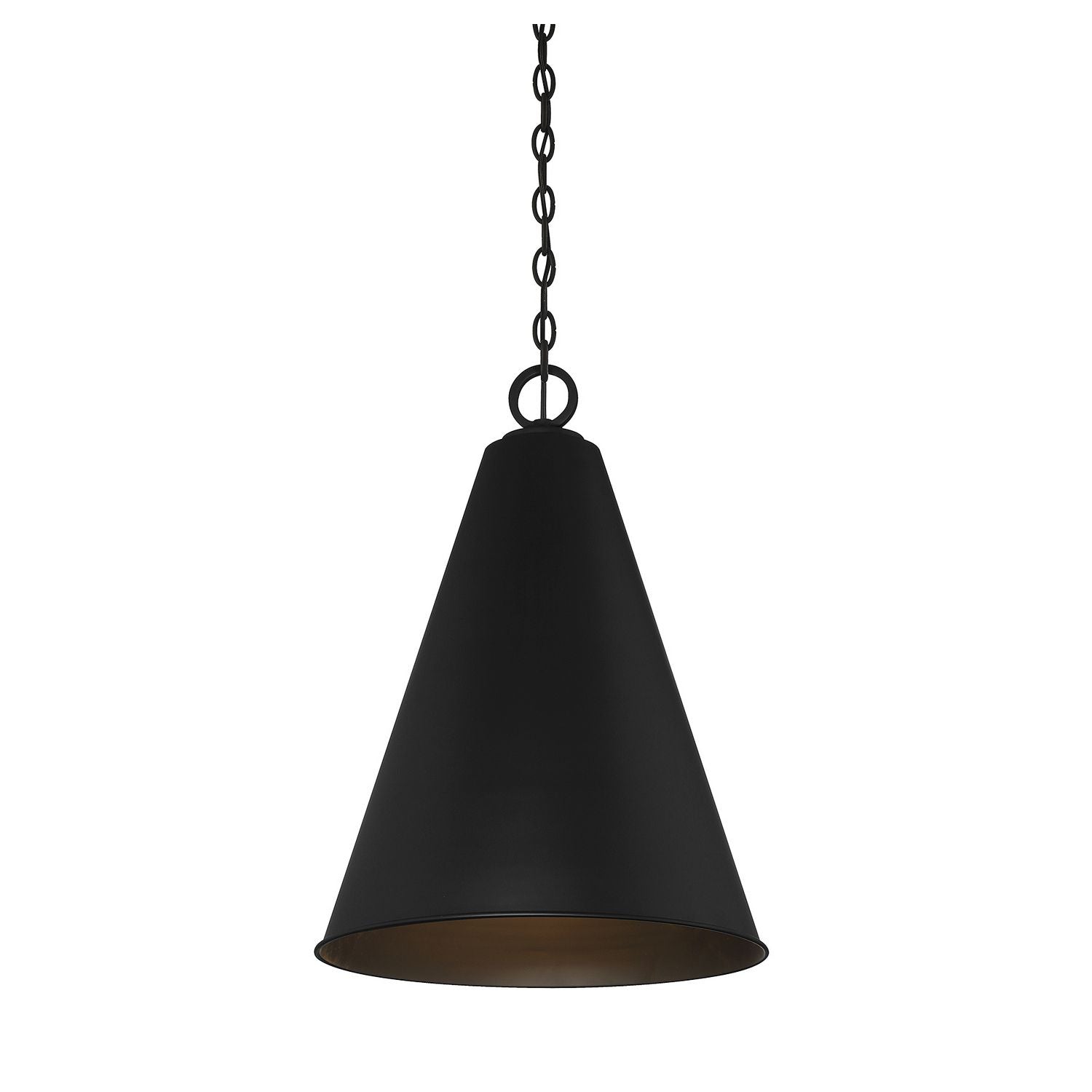 Meridian M70112MBK One Light Pendant in Matte Black