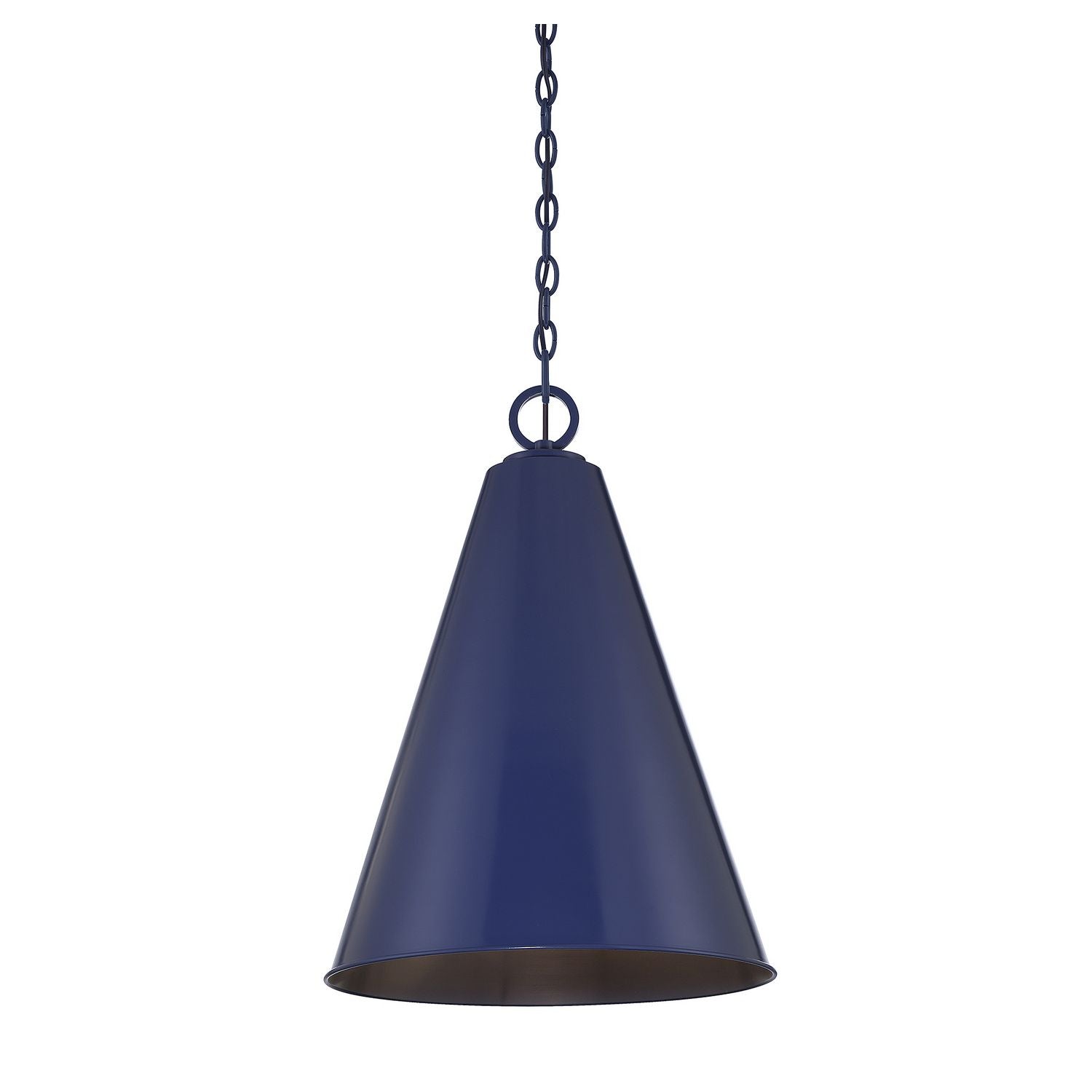 Meridian M70112NBL One Light Pendant in Navy Blue