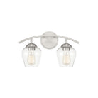 Meridian M80031BN Two Light Bathroom Vanity Light in Brushed Nickel